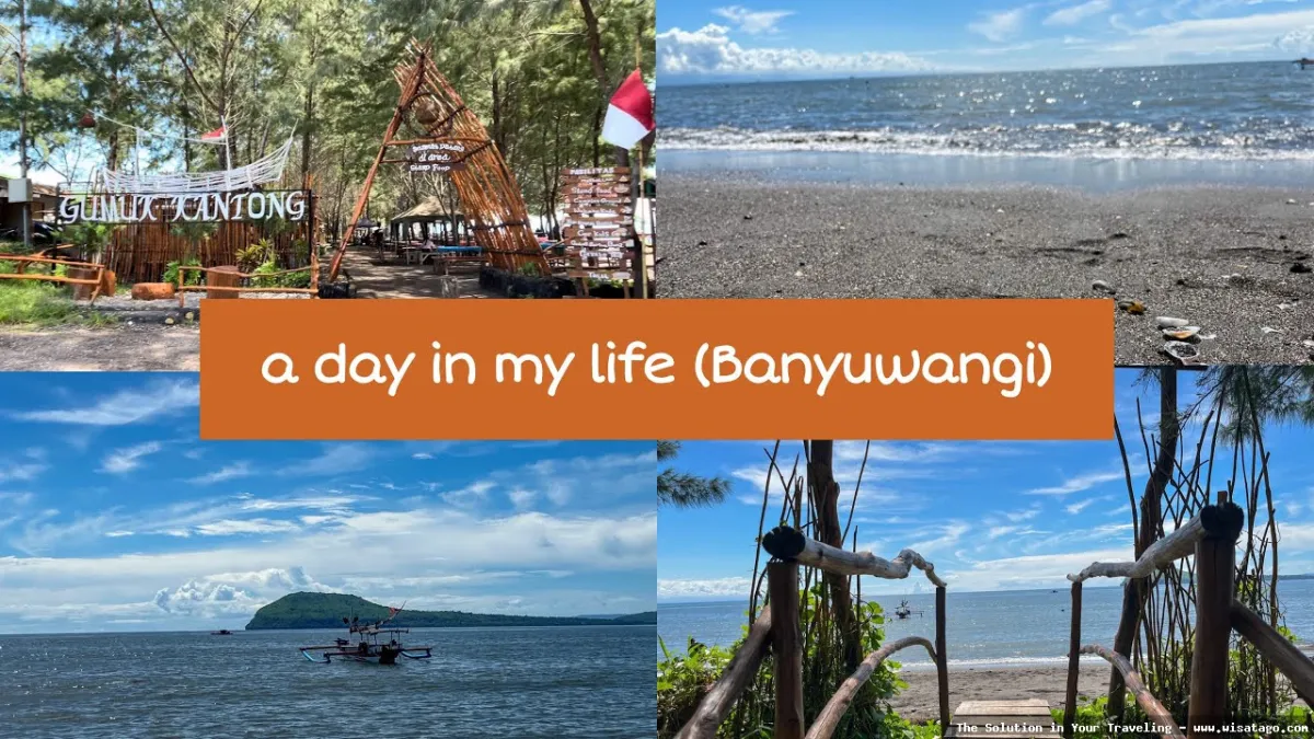 Pantai Gumuk Kantong yang menawan.