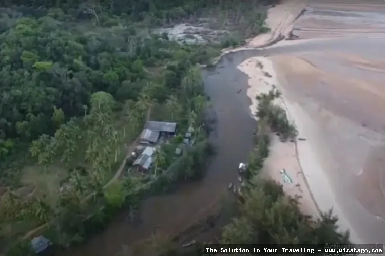 Pantai Indah Sergang Laut yang menawan