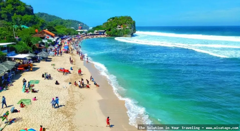 Pantai Indrayanti, pasir putih menawan
