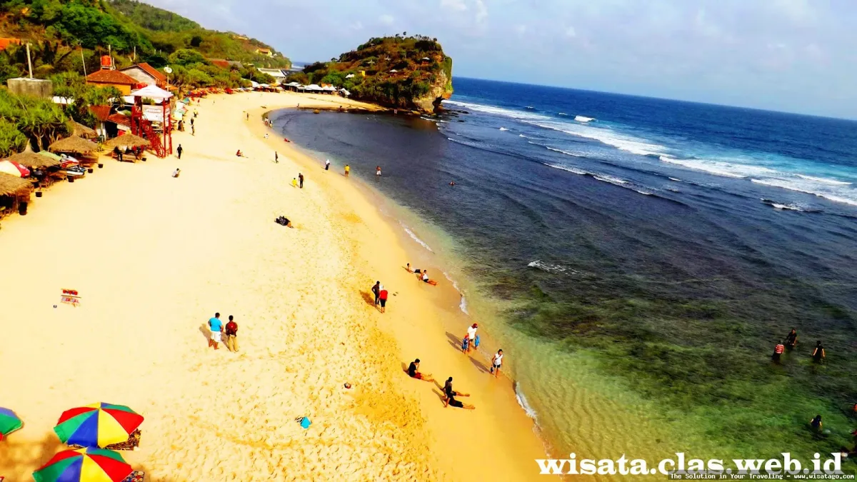 Pantai Indrayanti, pasir putih memukau