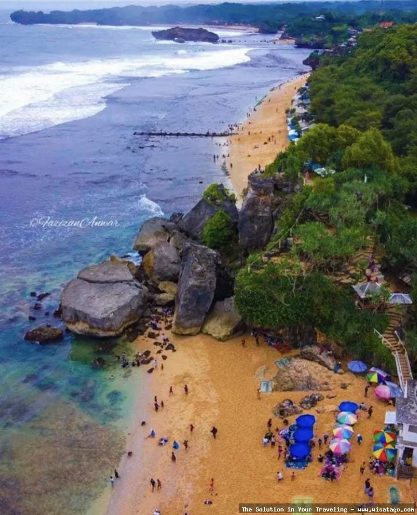 Pantai Indrayanti, pasir putih menawan.