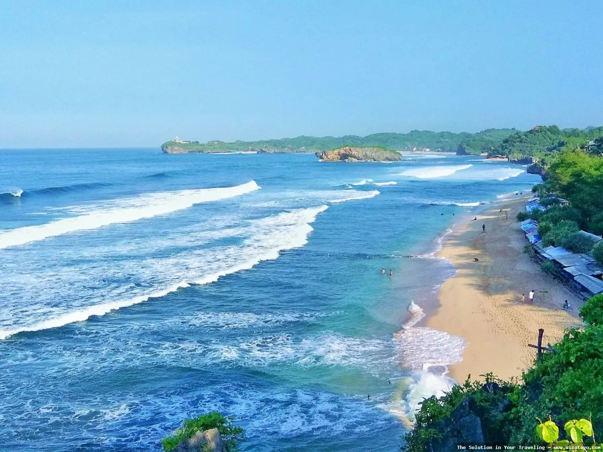 Pantai Indrayanti: pasir putih memukau