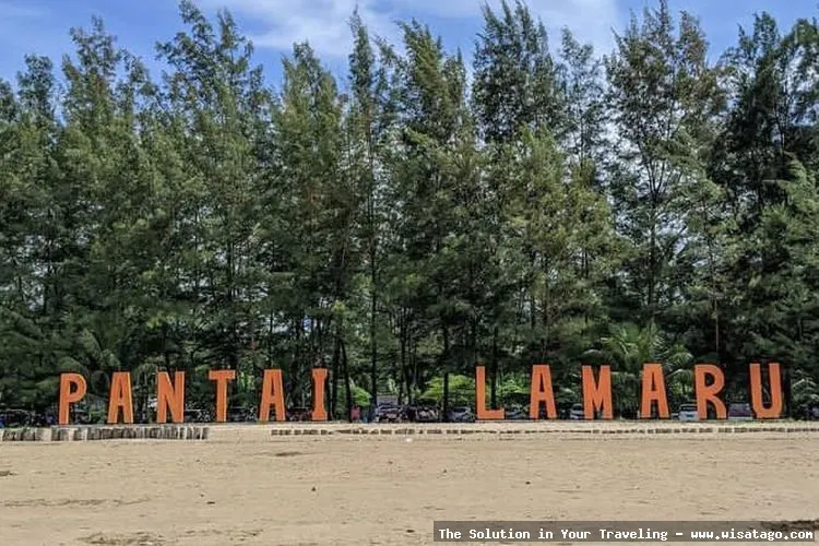 Pantai Lamaru, pasir putih menawan