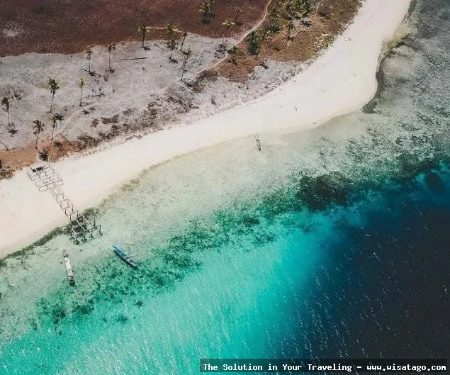 Pantai Liwutongkidi, pasir putih memukau