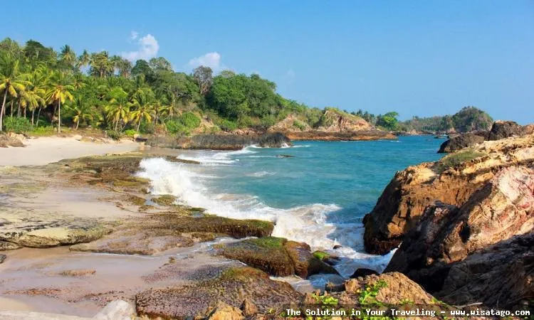 Pantai Marina Kalianda, pemandangan laut indah