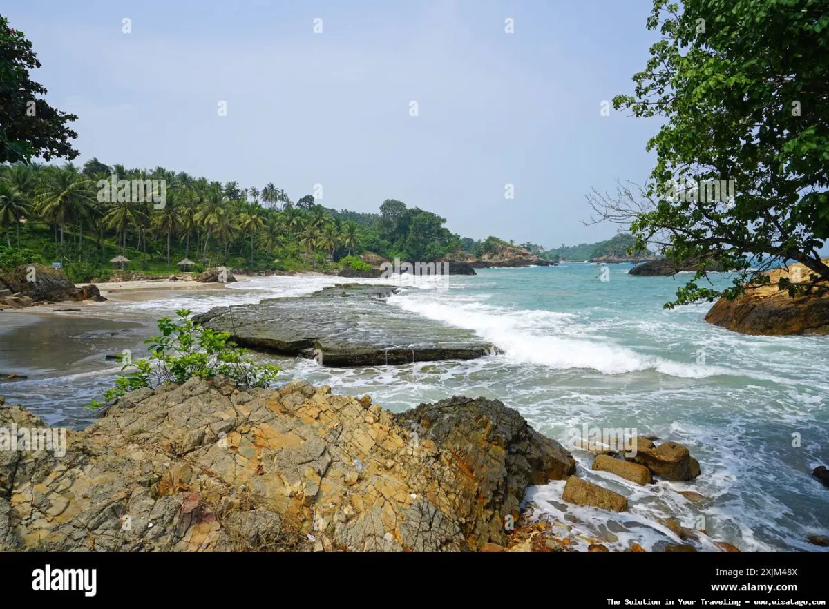 Pantai Marina Kalianda, pemandangan indah