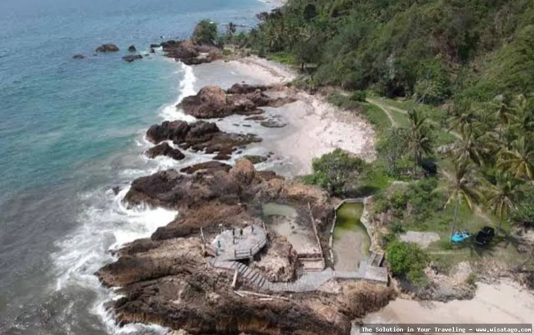 Pantai Marina Kalianda yang indah mempesona