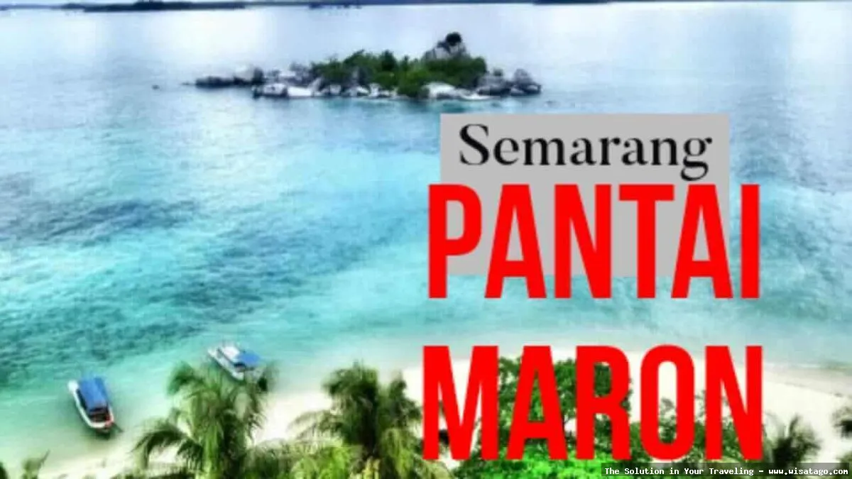 Pantai Maron, keindahan alam memukau