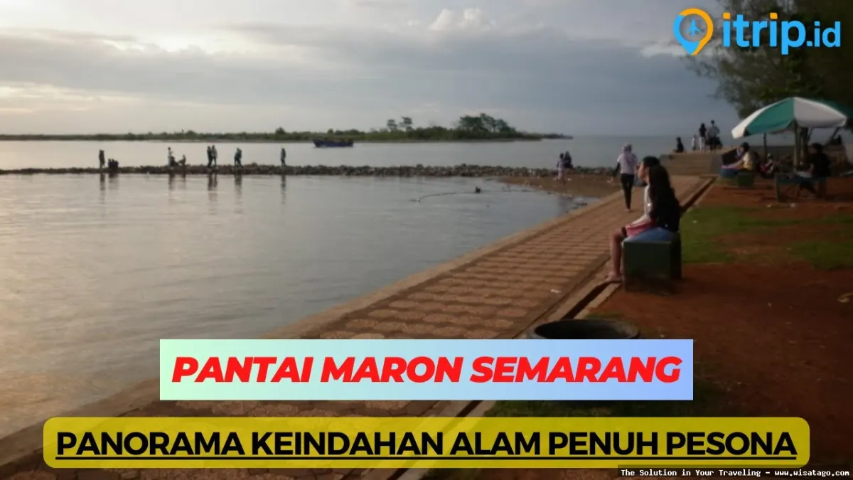 Pantai Maron, keindahan pasirnya memukau