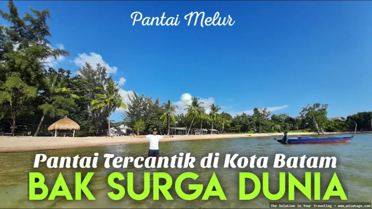 Pantai Melur, keindahan alam memukau