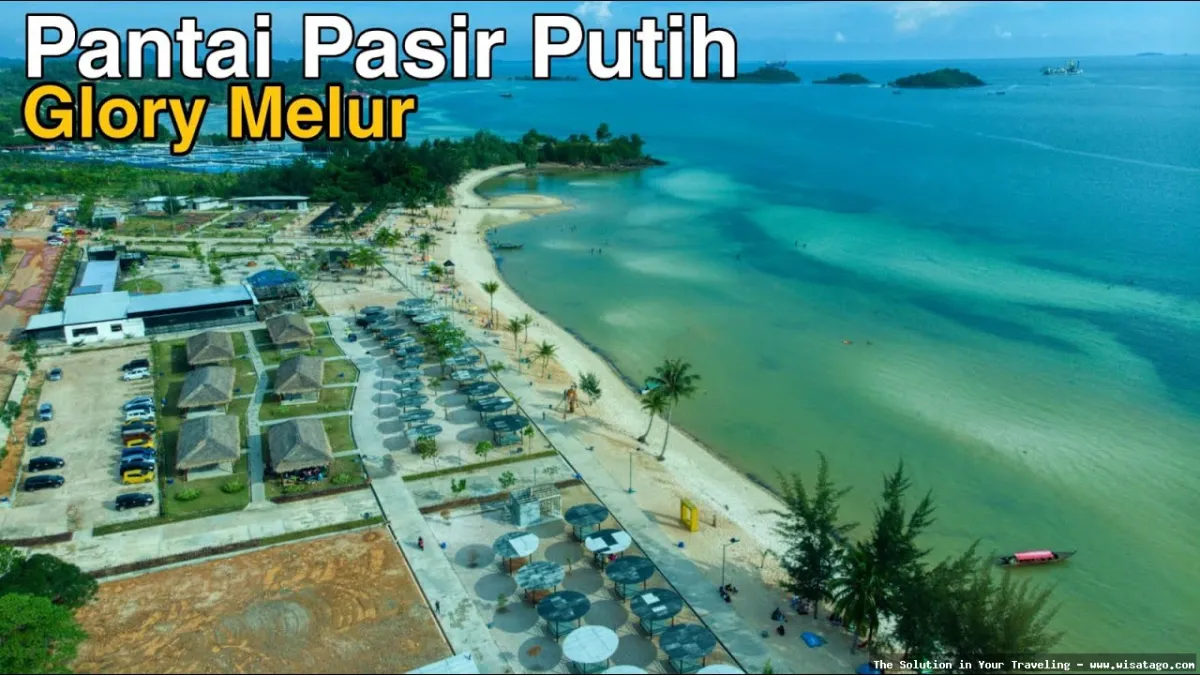 Pantai Melur Batam, pasir putih menawan