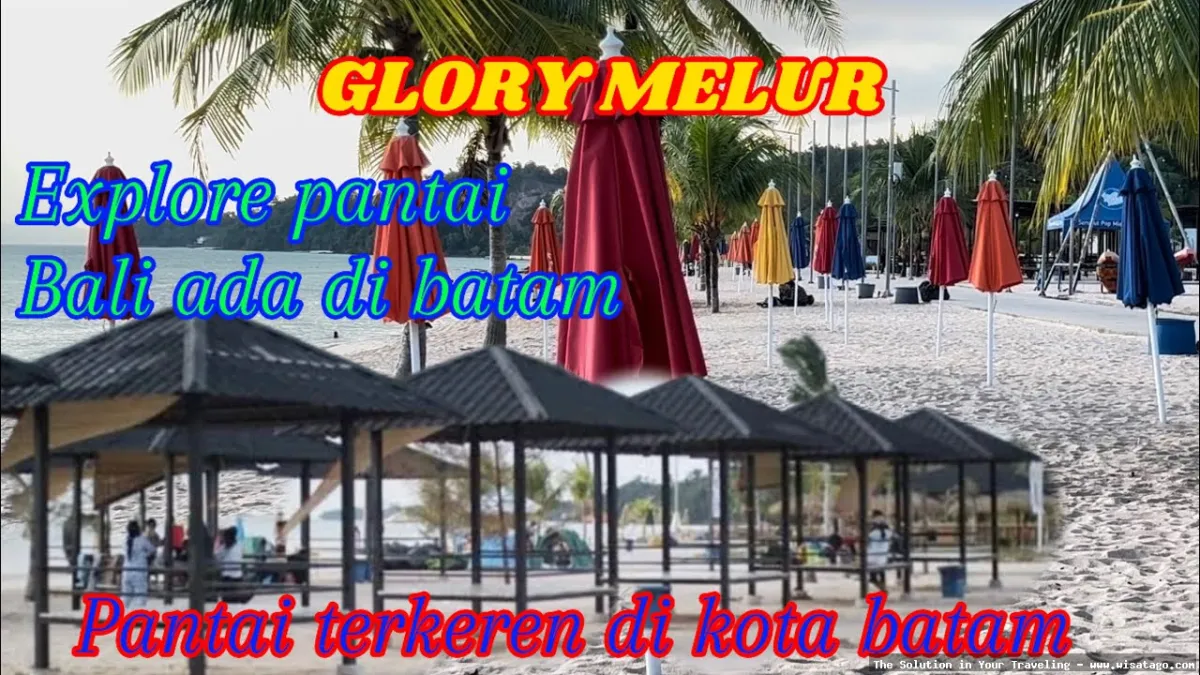 Pantai Melur Batam, pasir putih memukau