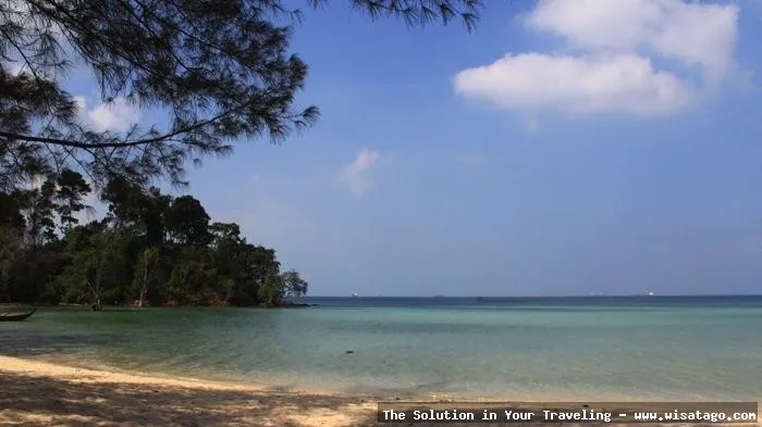 Pantai Melur Batam, pasir putih indah
