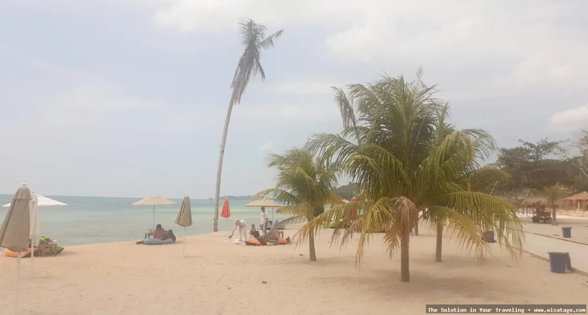 Pantai Melur Batam, pasir putih menawan
