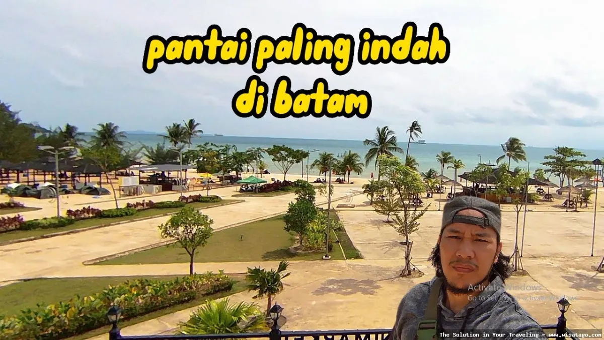 Pantai Melur Batam, pasir putih memukau