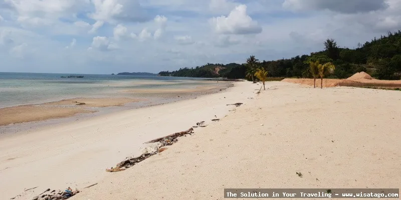 Pantai Melur Batam, pasir putih indah