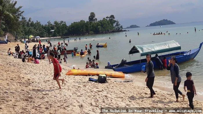 Pantai Melur Batam, pasir putih menawan
