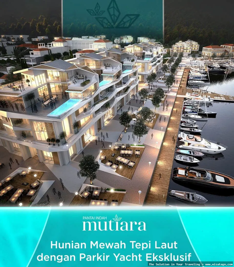Pantai Mutiara Pik, pemandangan indah.
