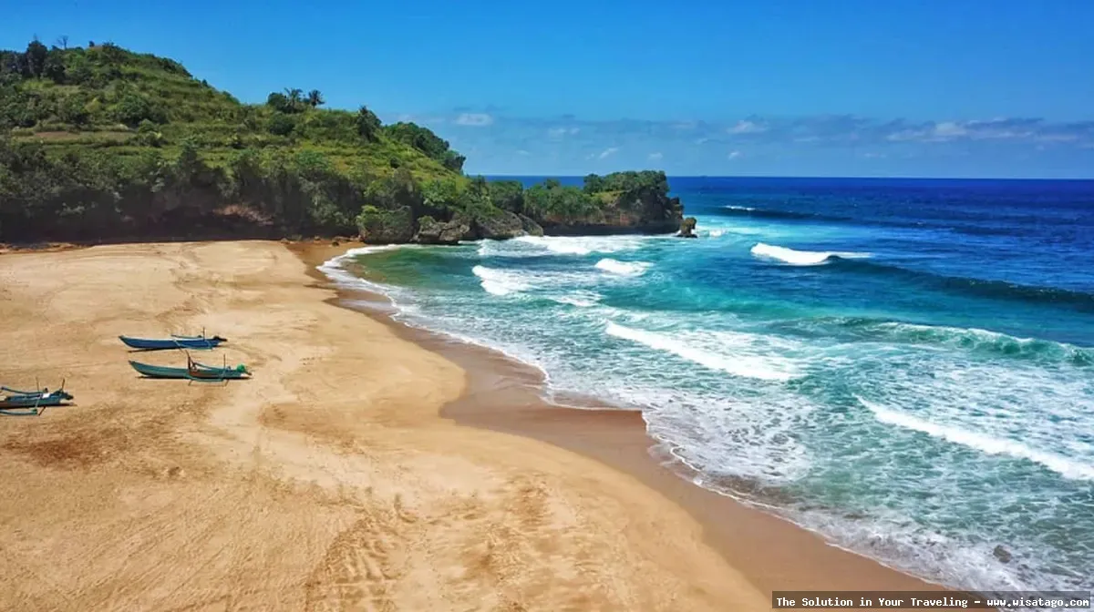 Pantai Ngantep Malang, pemandangan menakjubkan