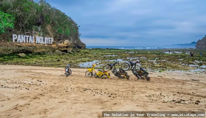 Pantai Ngliyep, keindahan alam memukau