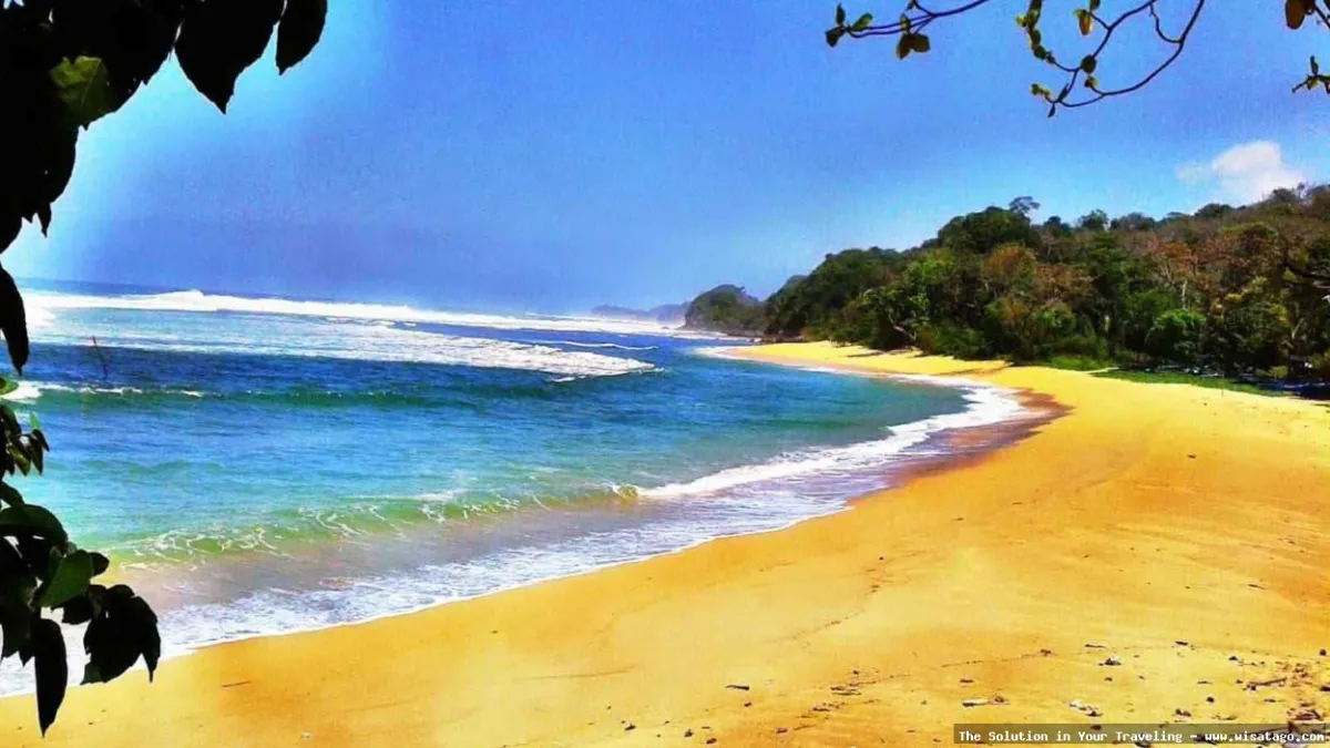 Pantai Ngliyep Malang yang menawan