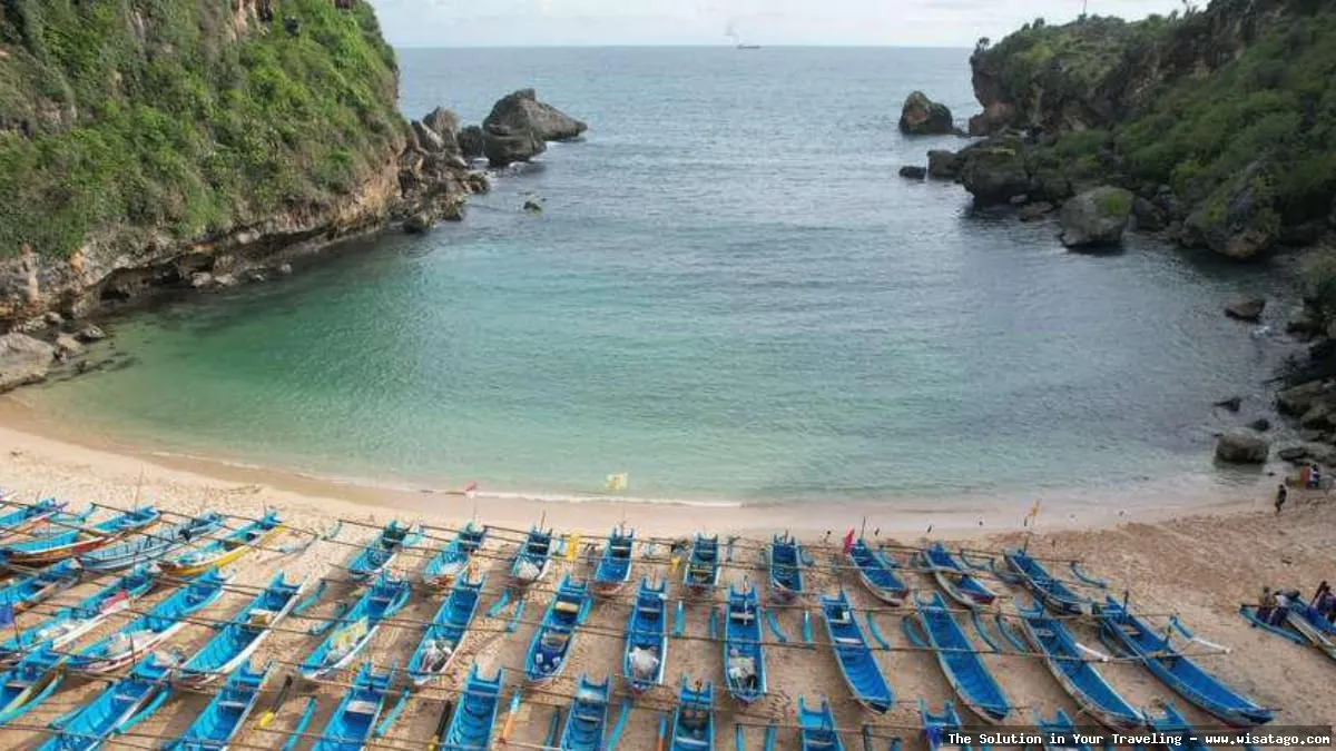Pantai Ngrenehan Gunungkidul yang menawan.