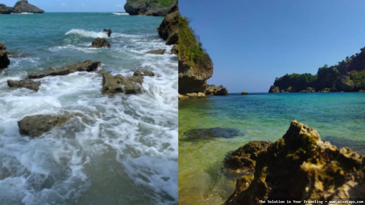 Pantai Ngrenehan Gunungkidul yang menawan.