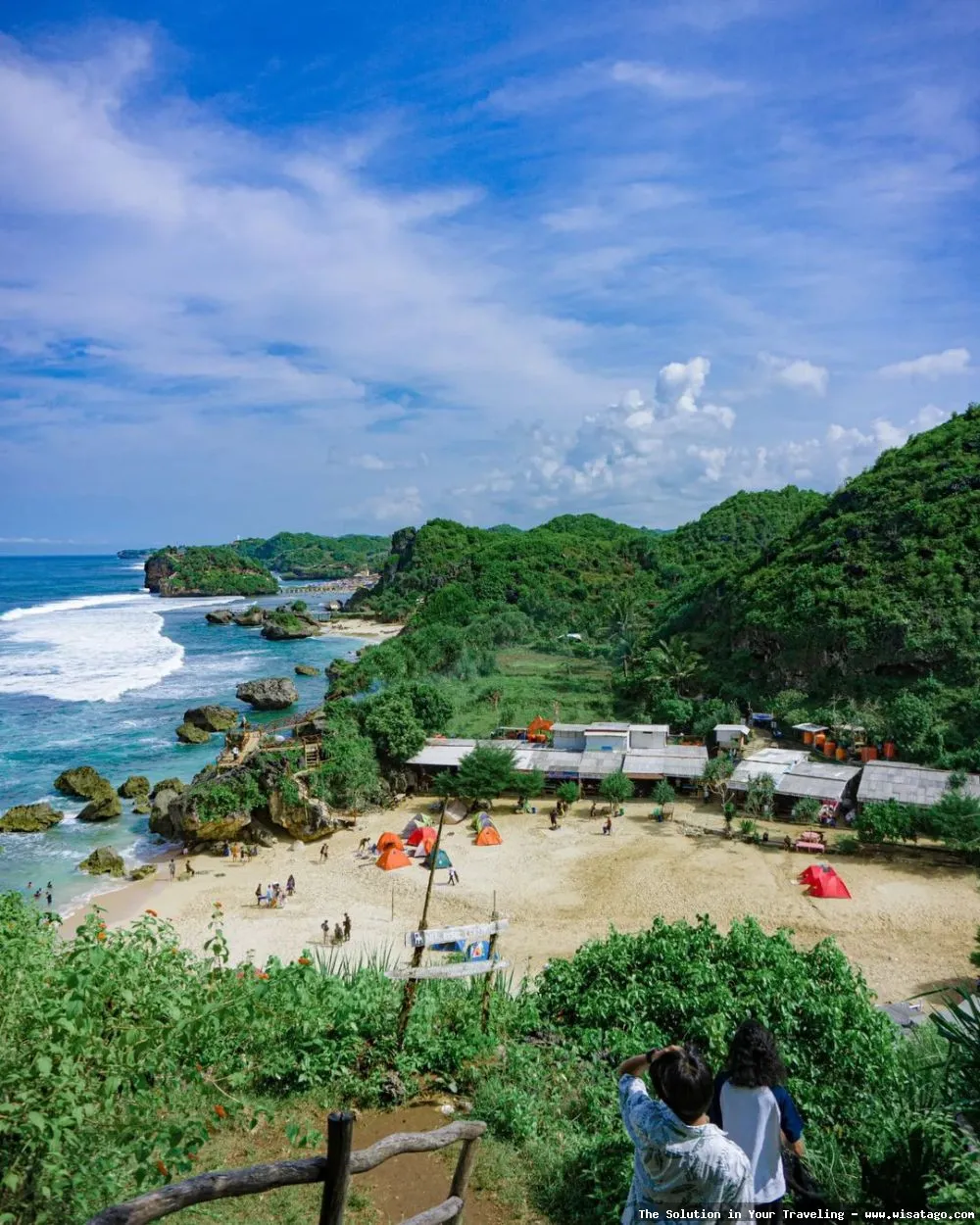 Pantai Ngrumput, pesona pantai selatan.