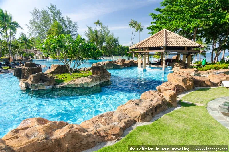 Pantai Nirwana Gardens, pemandangan yang indah