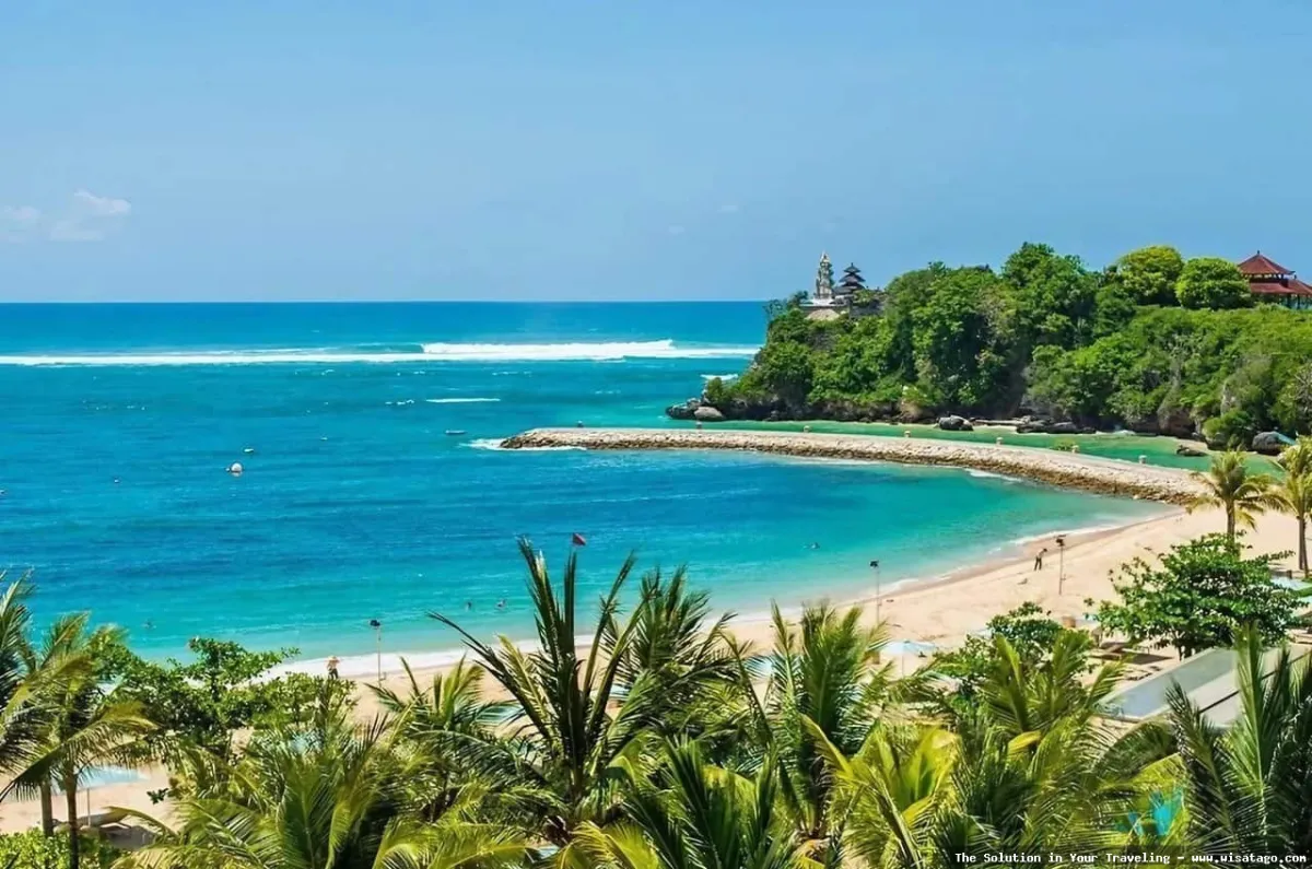 Pantai Nusa Dua, pasir putih eksotis
