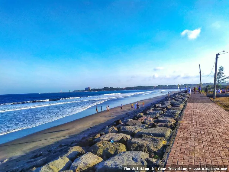 Pantai Padang Galak, pemandangan eksotis.