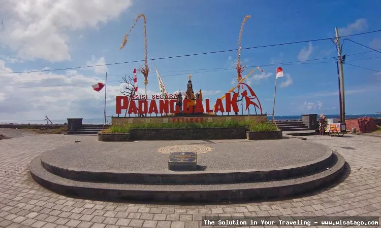 Pantai Padang Galak, pemandangan eksotis.