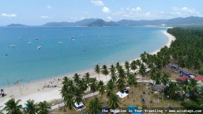 Pantai Padang Melang, pasir putih menawan