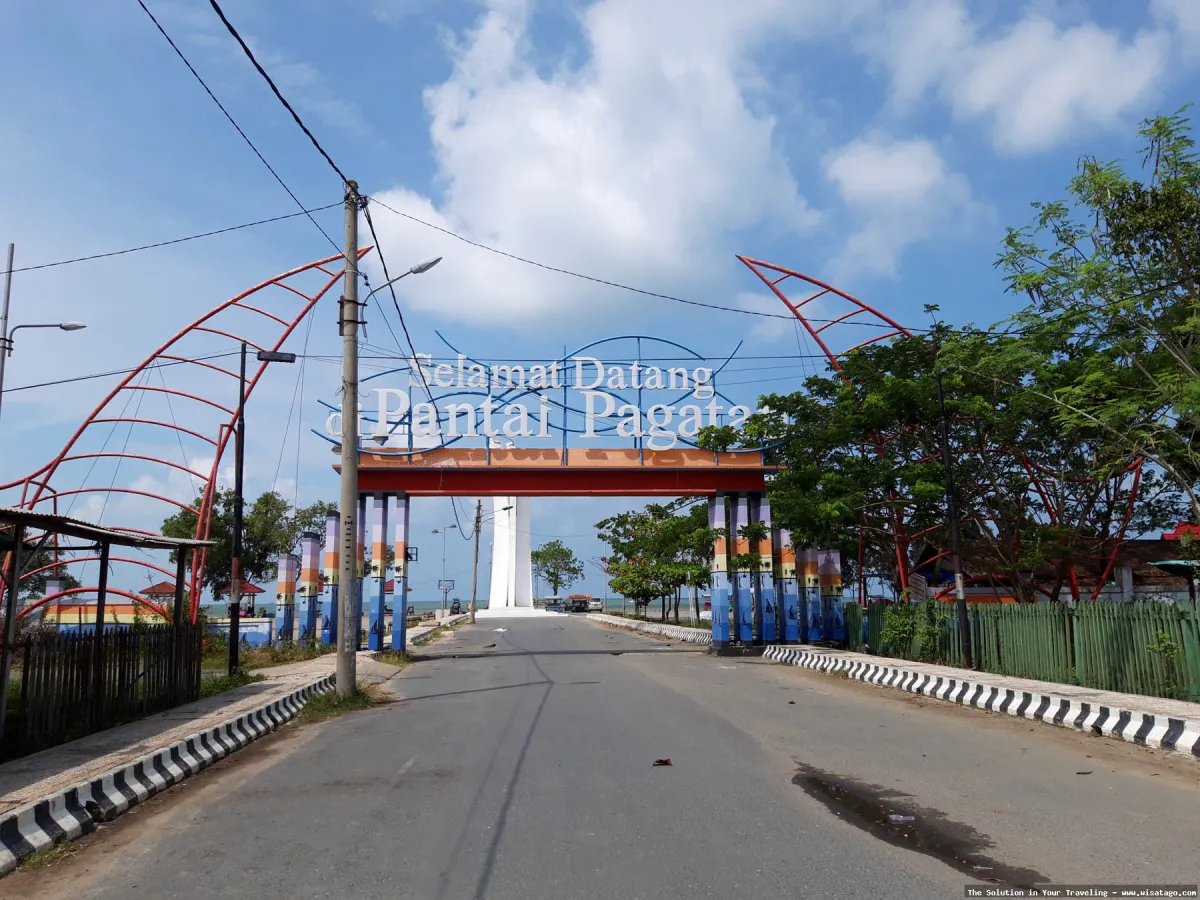 Pantai Pagatan, pemandangan indah memukau