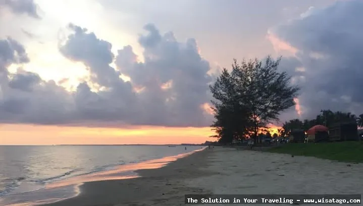 Pantai Pagatan, keindahan pesisir Kalimantan.