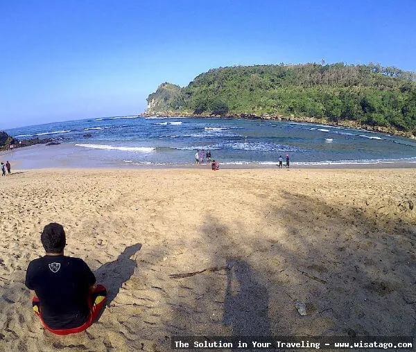 Pantai Pangi Blitar, pemandangan indah
