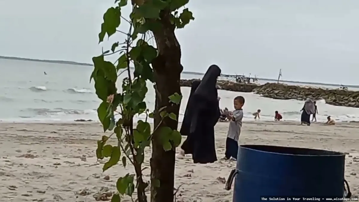 Pantai Pasir Setumpuk, pemandangan indah alami