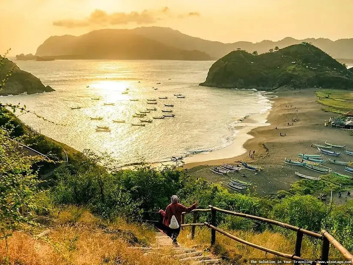 Pantai Payangan Jember, pemandangan eksotis