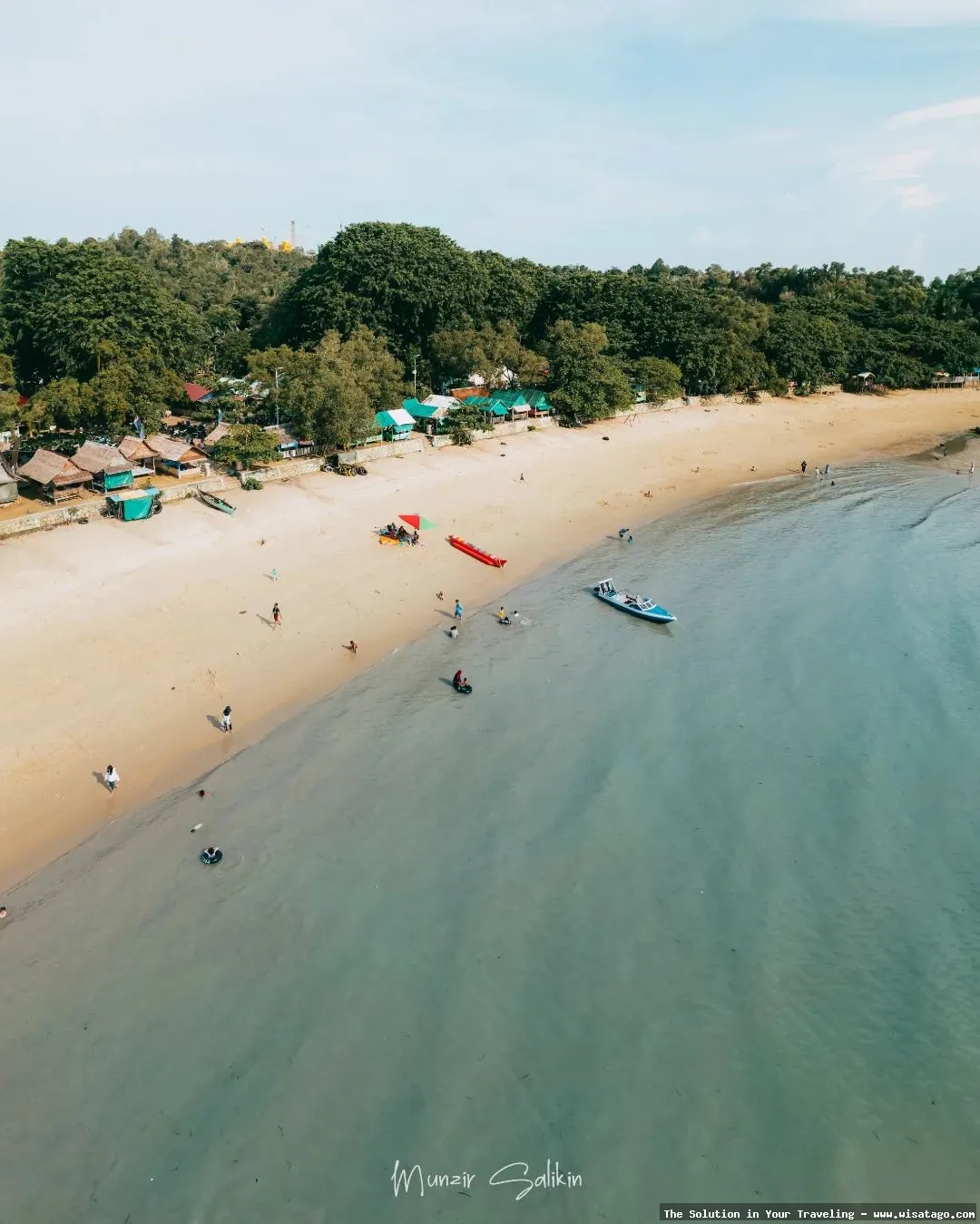 Pantai Pelawan, keindahan alam Bangka.