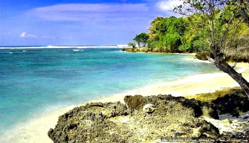 Pantai Plengkung Banyuwangi, ombak menantang peselancar.