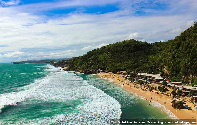 Pantai Pok Tunggal Gunungkidul yang mempesona