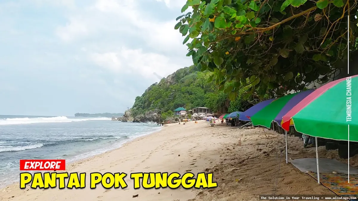 Pantai Pok Tunggal Gunungkidul yang mempesona