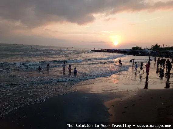 Pantai Pondok Bali dengan pasir putih