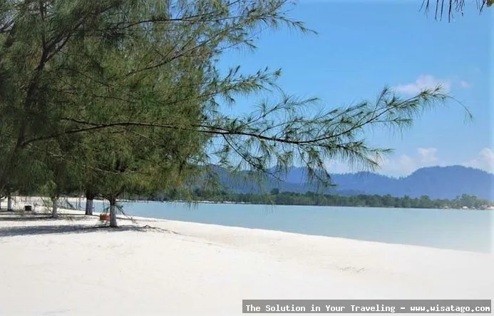 Pantai Pongkar: Keindahan pantai alami.
