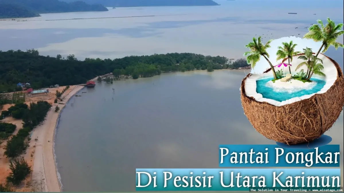 Pantai Pongkar, keindahan alam memukau