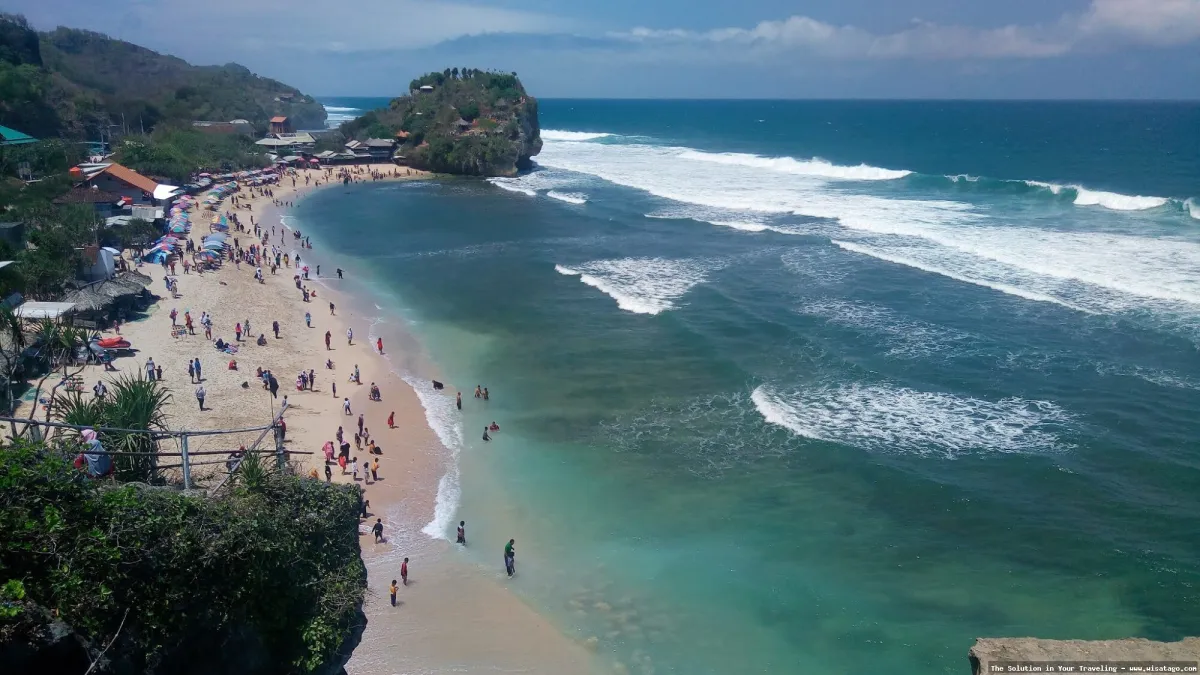 Pantai Pulang Sawal, pasir putih memukau