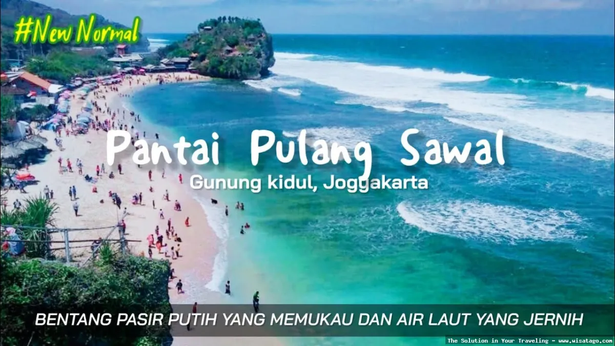 Pantai Pulang Sawal, pasir putih memukau