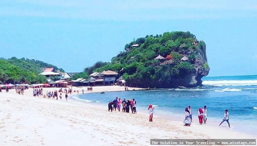 Pantai Pulang Sawal, pasir putih memukau