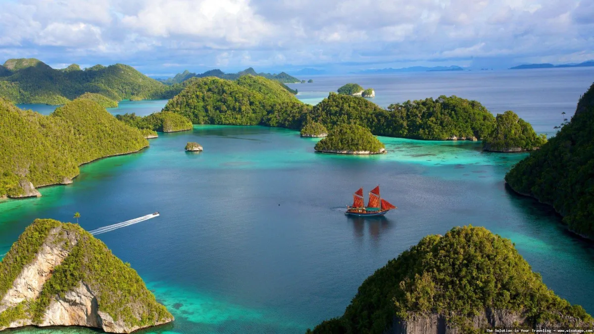 Pantai Raja Ampat yang menakjubkan