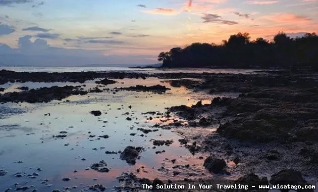 Pantai Rongkang, keindahan alam memukau